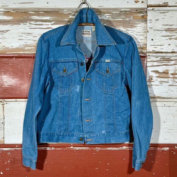 Vintage VTG 70s USA DO-NOTHING Sedgefield Jean‎ Jacket Grease Movie - Picture 2 of 12